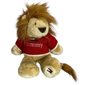 Tommy Hilfiger Lion Red Sweater Plush 2001 Exclusive Collectible Stuffed Animal
